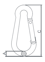 アルミスナップフック図面(miàn)