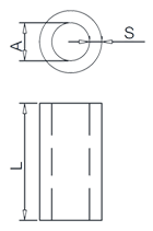 米式丸型アルミクランプ管図面(miàn)