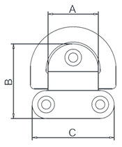 D Pull Ring Drawing