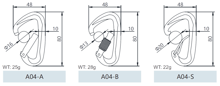 D Shaped Buckle with Nut Drawing