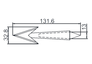 Harpoon Head C Drawing