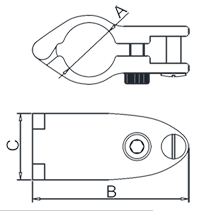 パイプクランプ図面(miàn)