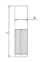 Knurled Drop-in Anchor Drawing