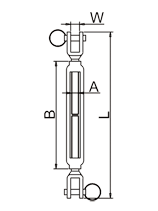 雙叉型開(kāi)體花籃螺絲标注